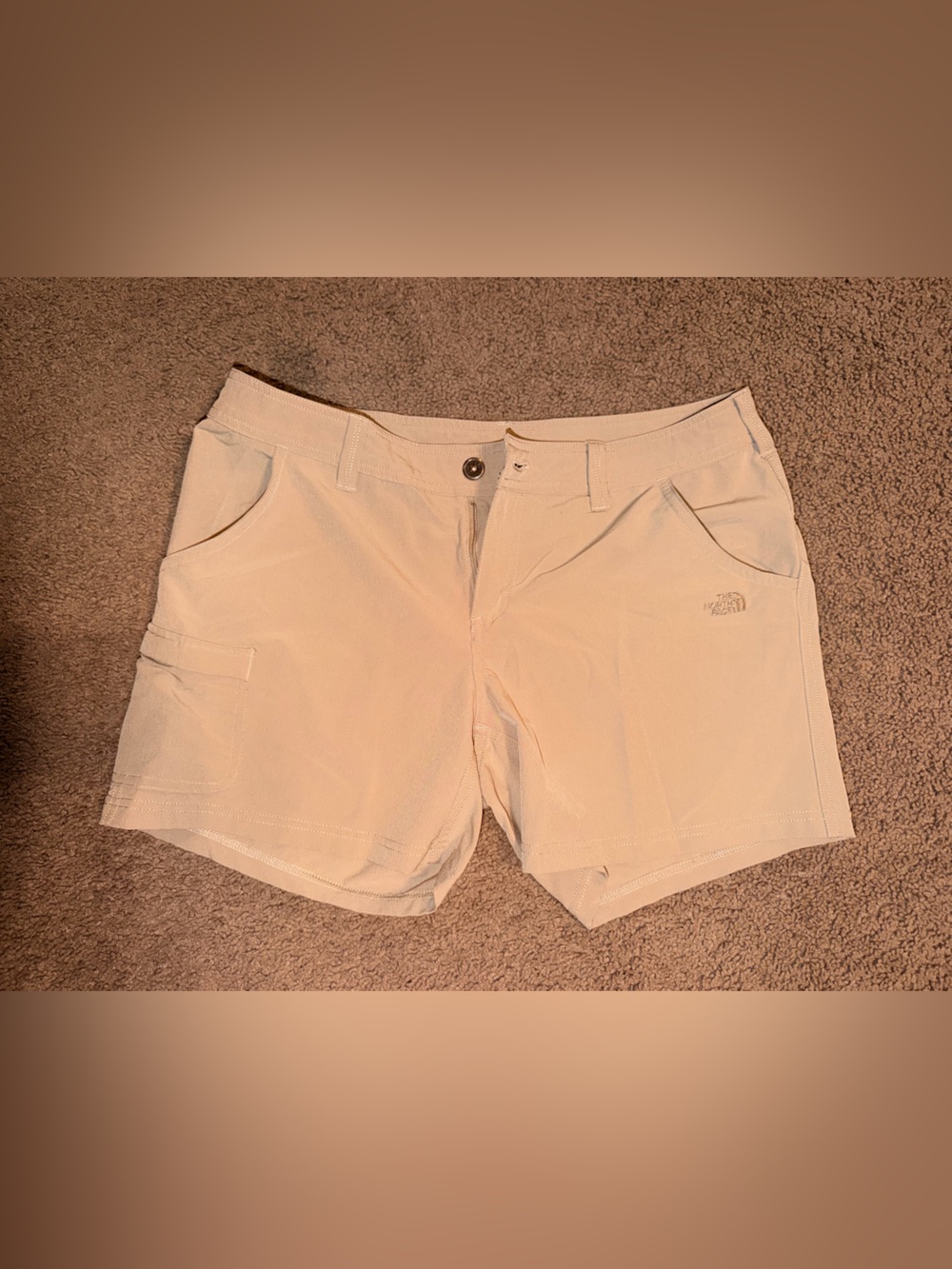 The North Face Beige Outdoor Hiking Shorts Women’s Size 10